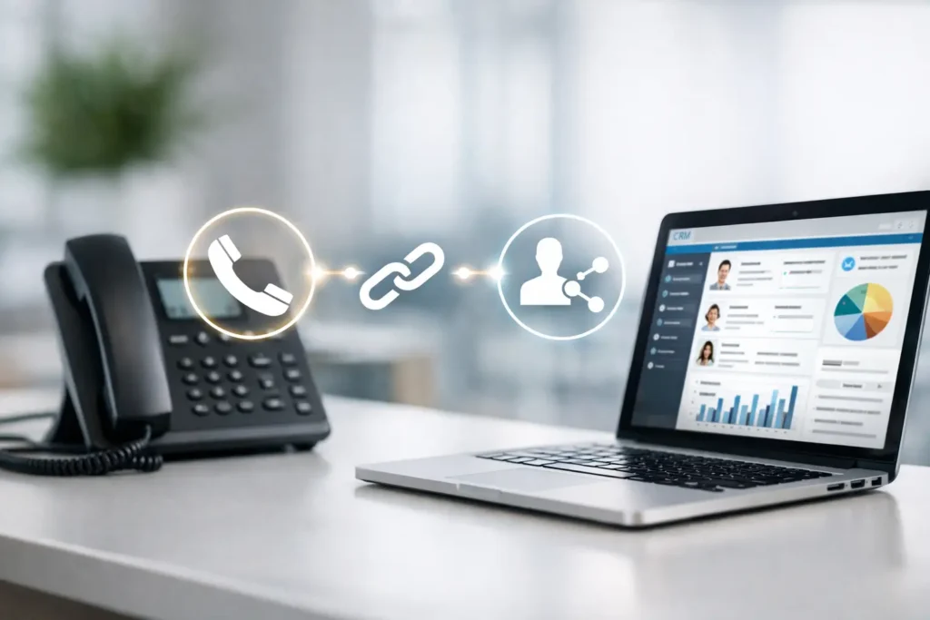 Telefonanlage CRM verbinden ohne Umwege