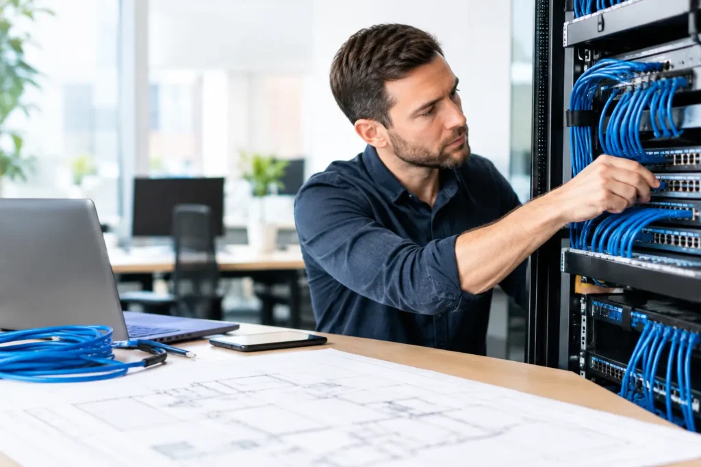 Netzwerkverkabelung im Büro richtig planen