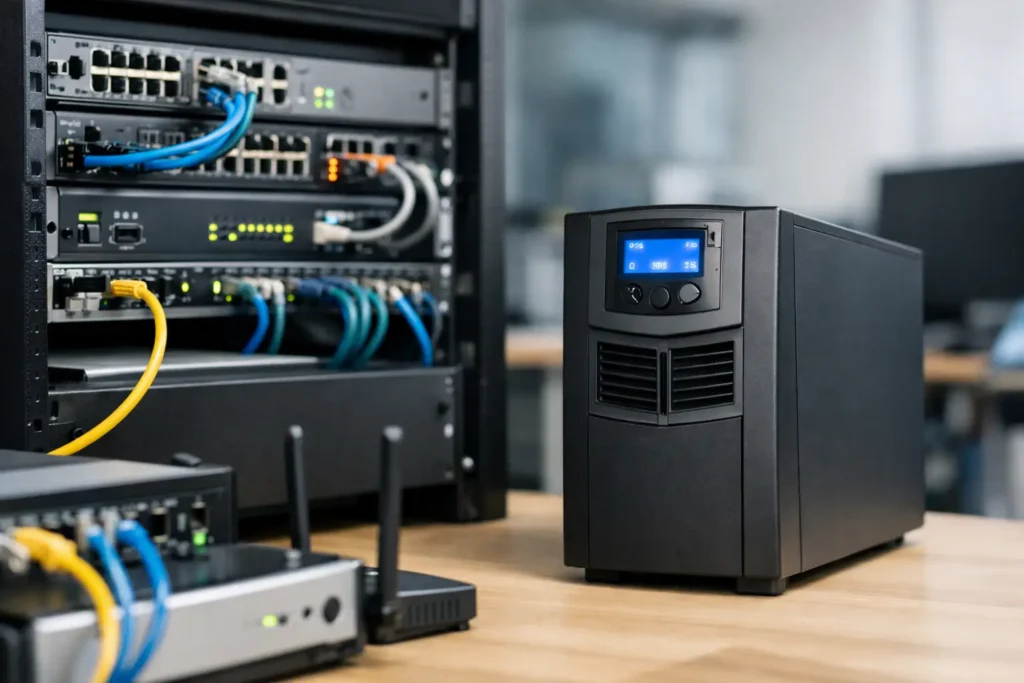 Welche USV schützt Netzwerkgeräte im KMU?